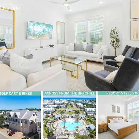 Seawise By Stay On 30A- Pool, Bikes, Golf Cart